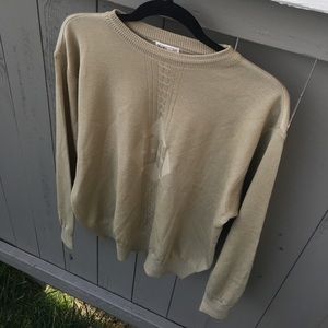 Men’s Daks London Golf Cream Pullover Knit Logo